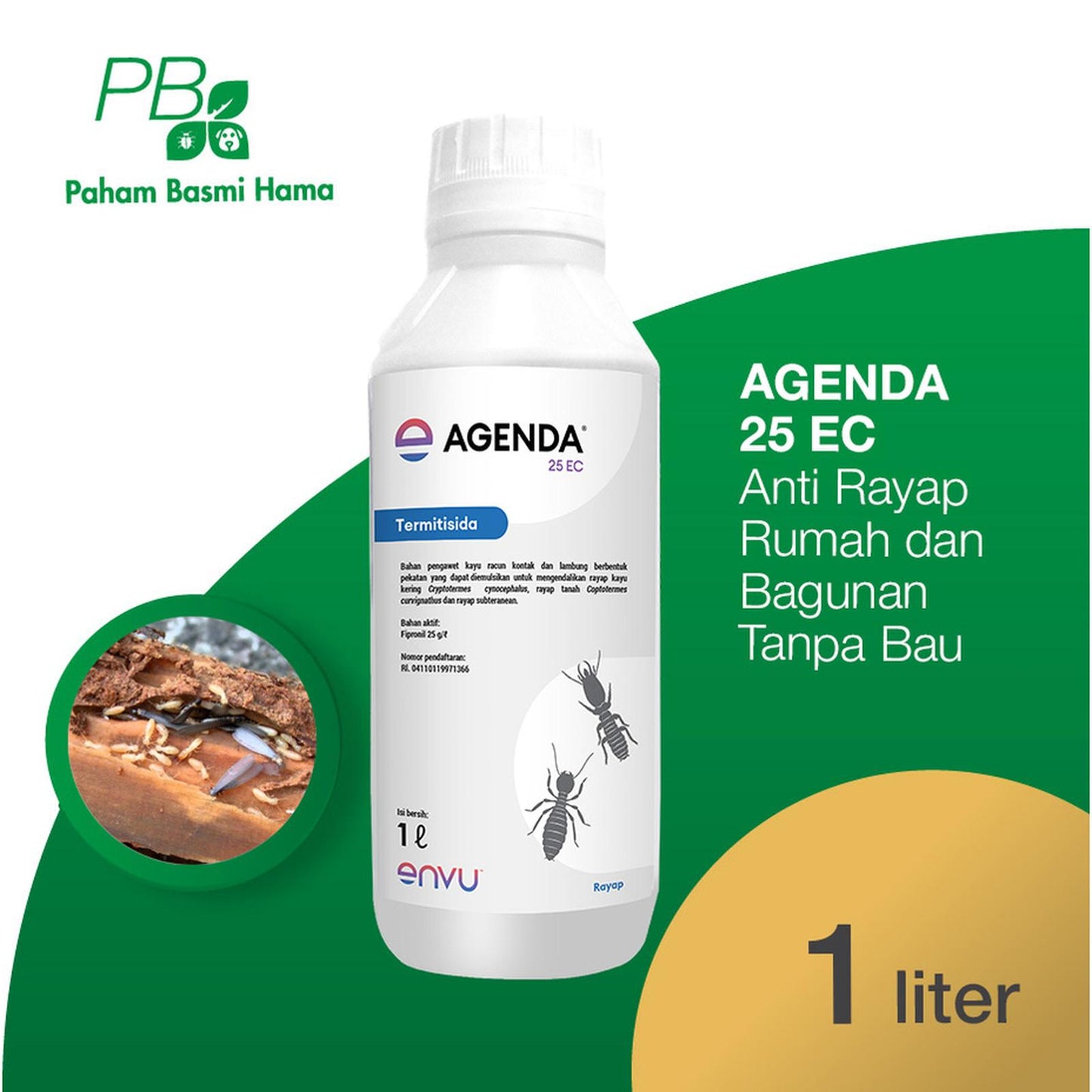 Agenda 25 EC 1 L - Bayer - Anti Rayap Rumah dan Bagunan - Tanpa Bau