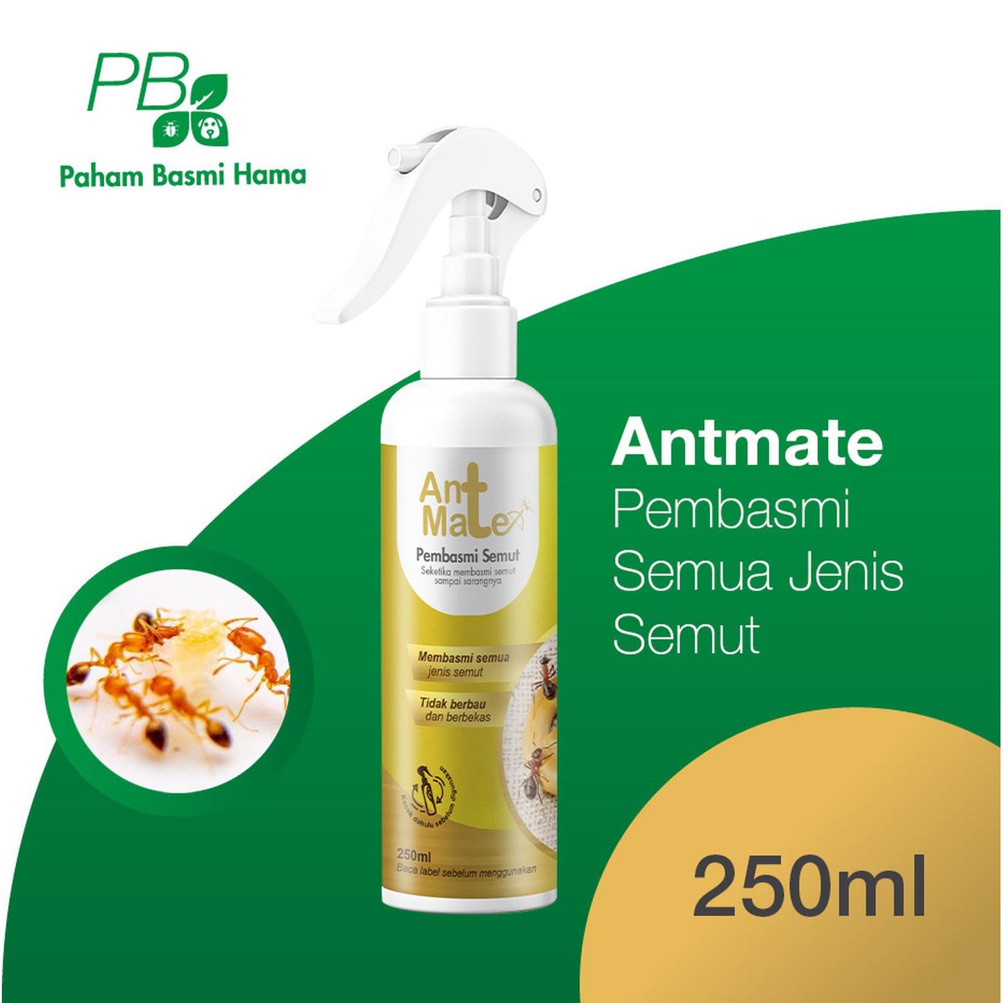 AntMate - Pembasmi Semut Sampai Ke Sarang - Langsung Spray - Tanpa Bau