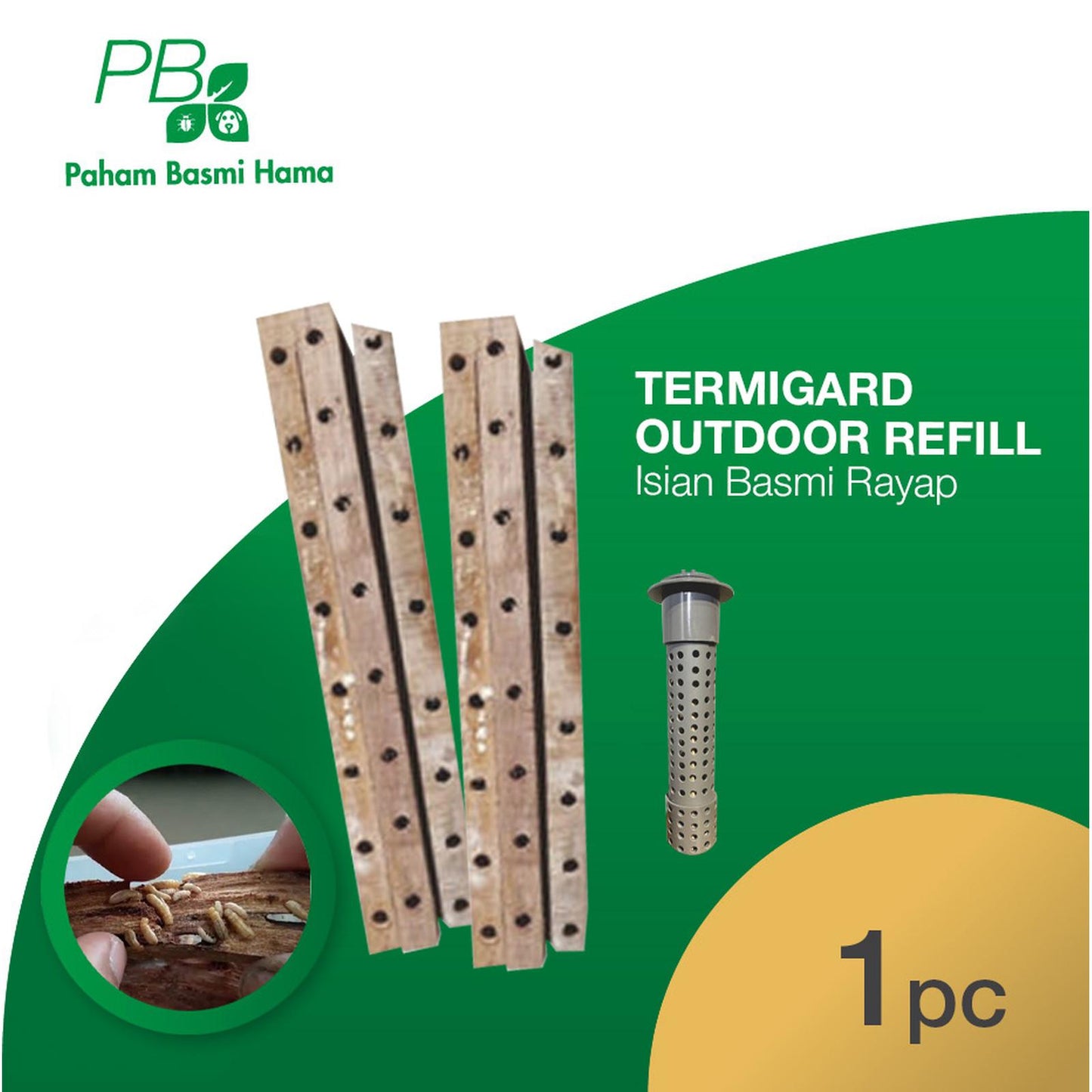 REFILL - Termigard Outdoor Refill - Umpan Anti Rayap - Isian Basmi Rayap - 1 Pc