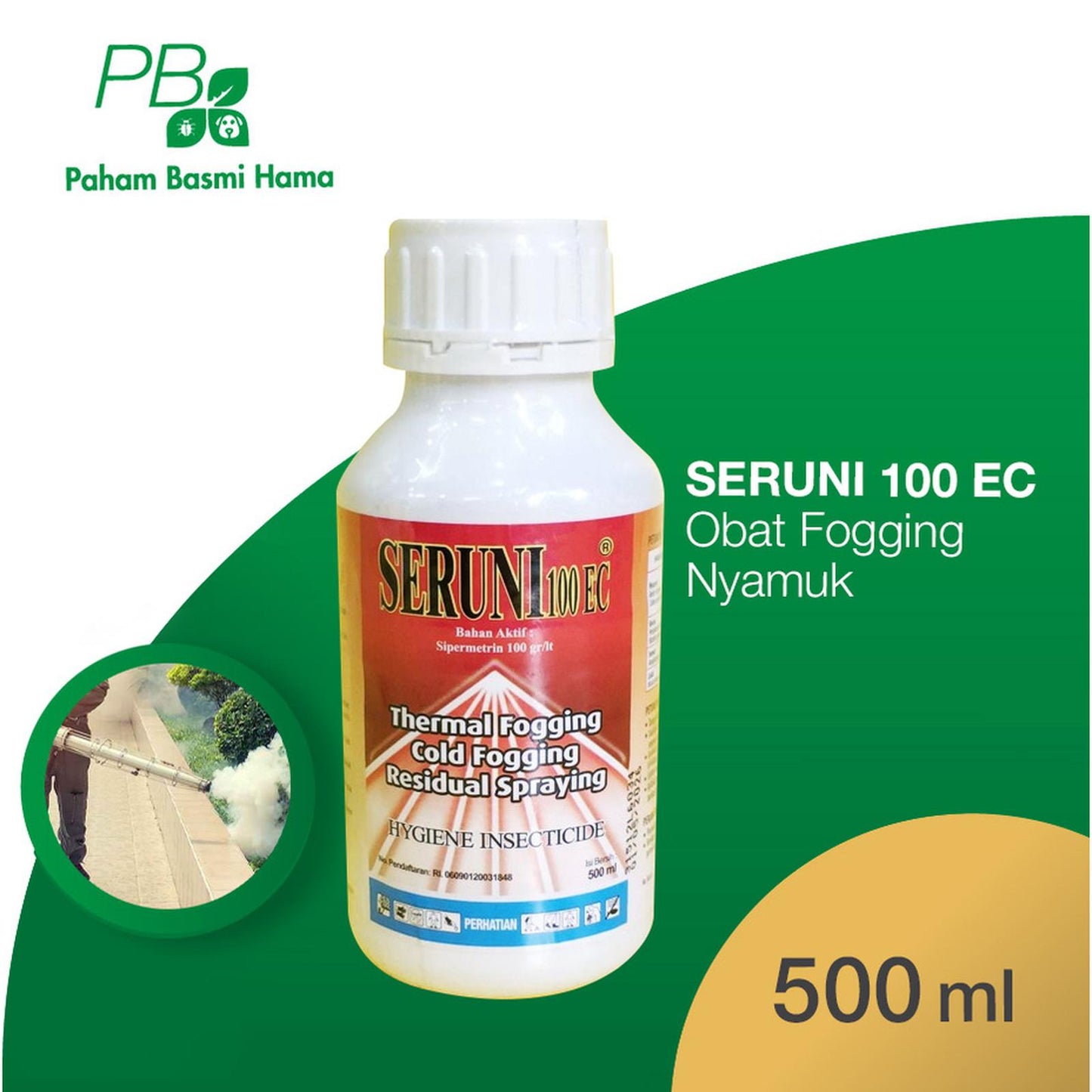 Seruni 100 EC - Obat Fogging Nyamuk - Pembasmi Nyamuk - 500 ML
