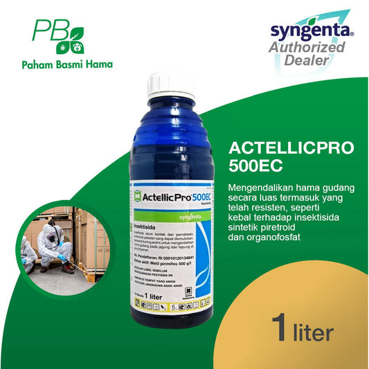 Actellic Pro 500EC - Insektisida Hama Gudang - Basmi Kutu Gudang- Syngenta - 1 Liter