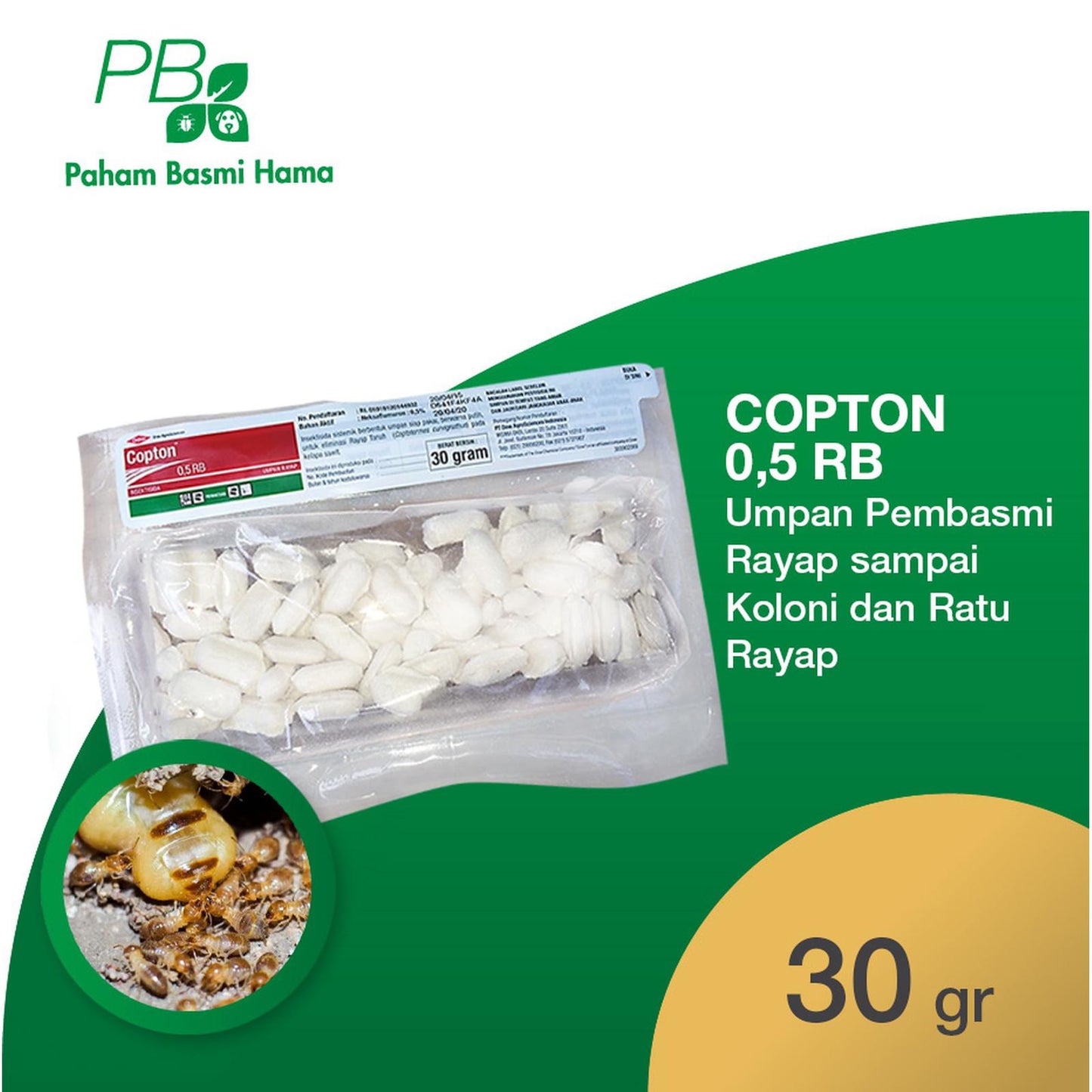 Copton 0.5RB - Isian Umpan Pembasmi Koloni Rayap - Sentricon - 100 Gr