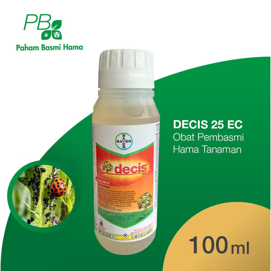 Decis 25 EC - Insektisida - Obat Pembasmi Hama Tanaman -Bayer - 100 ML