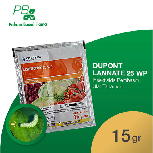 Lannate 25 WP - Insektisida - Pembasmi Ulat Tanaman - 15 Gram