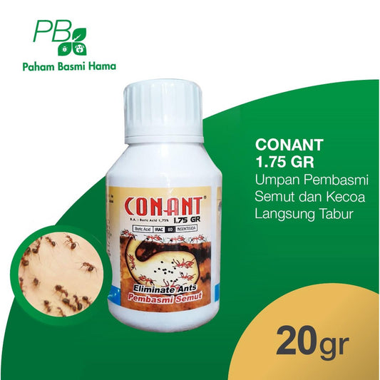 Pembasmi Kecoa dan Semut Tabur - Conant 1,75 GR - Anti Kecoa dan Semut - 20 Gr