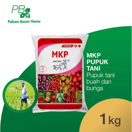 Pupuk Pak Tani MKP - Buah dan Bunga - Kemasan Pabrik - 1 Kg