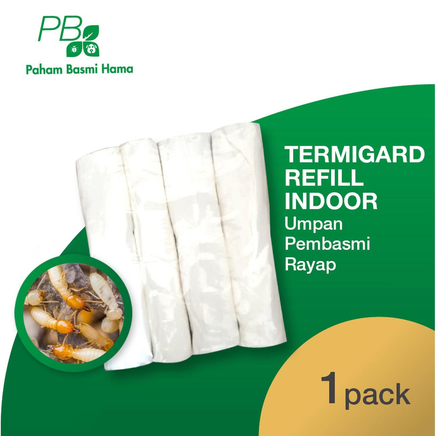 REFILL - Termigard Refill Indoor - Umpan Pembasmi Rayap - Baiting Rayap - 1 PC