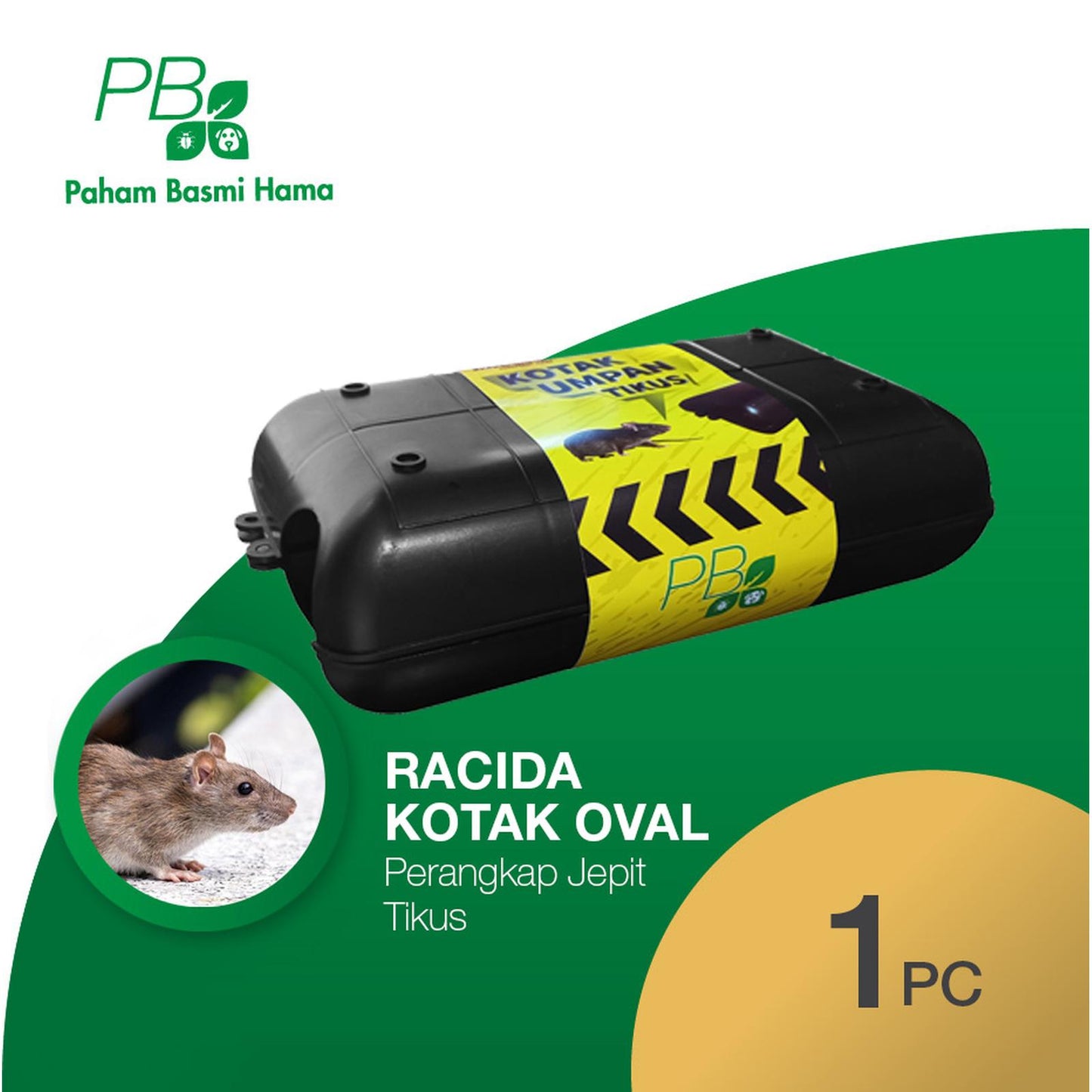 Racida - Rat Box - Ratbox - Kotak Umpan Tikus - Perangkap Tikus - 1 PC