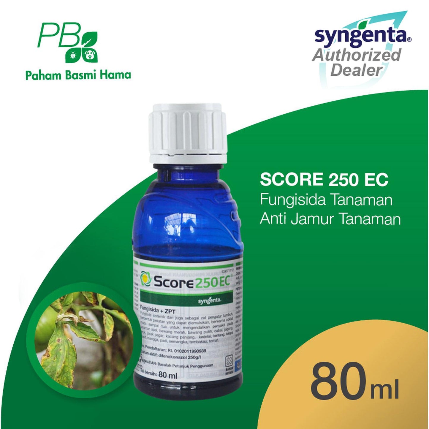 Score 250EC - Fungisida Tanaman - Anti Jamur Tanaman + ZPT - 80 ML