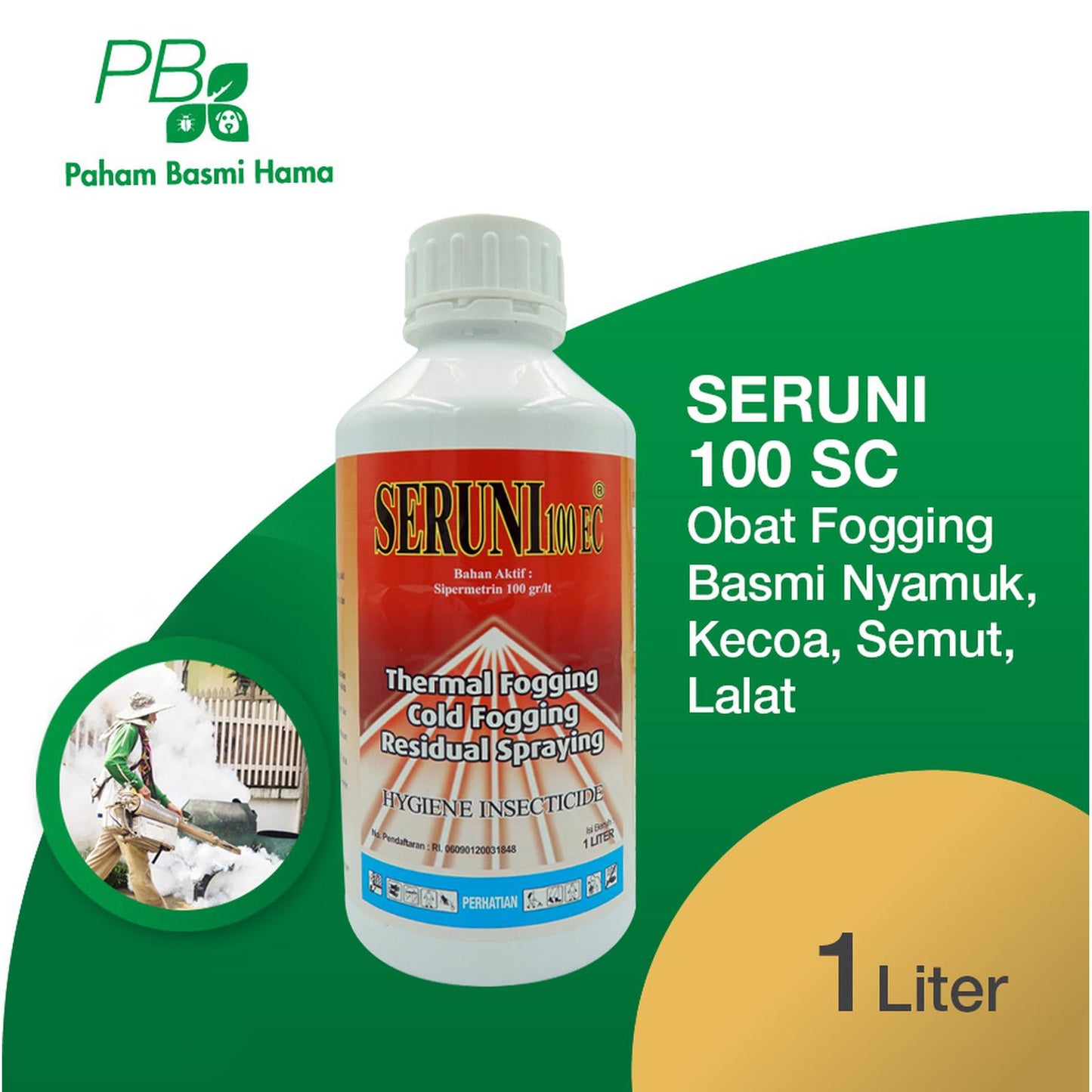 Seruni 100 EC - Obat Fogging Nyamuk - Pembasmi Nyamuk - 1 Liter