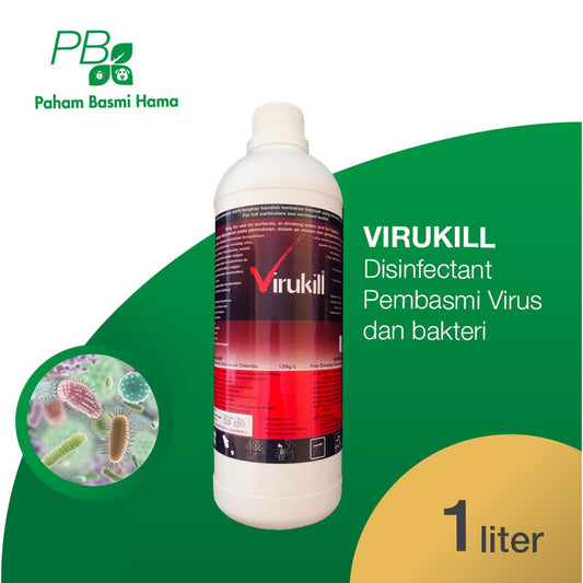Virukill - Disinfectant - Disifektan - Pembasmi Virus - Bakteri - 1 L